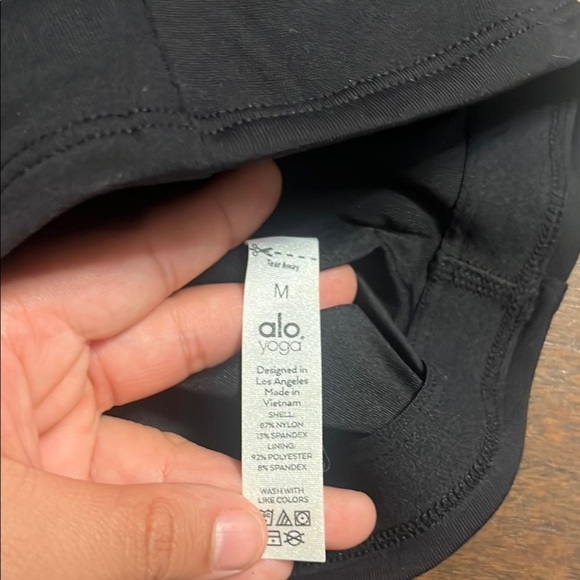 Alo Black Collared Women's Top - Picture 5 of 5